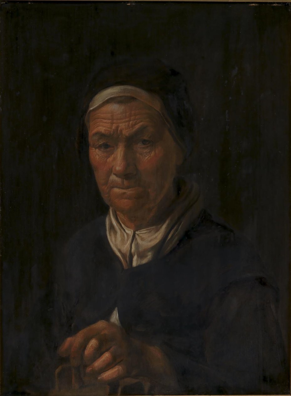 Portrait of an Old Woman, Wife of Christian Jacobsen Drakenberg, née Bagge (?) by Karel van III Mander
