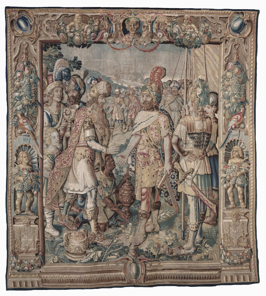 Antony Wins the Only Roman Victory Over the Parthians by Karel van II Mander
