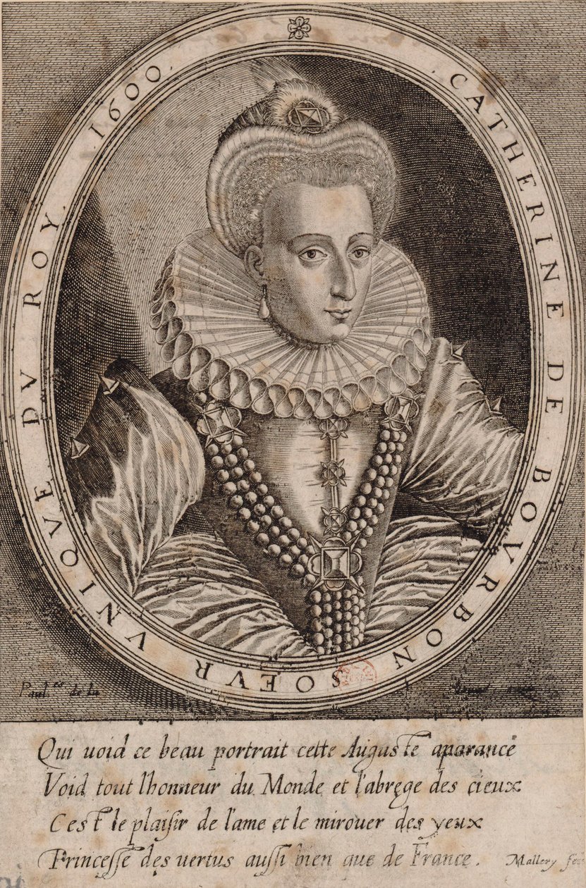 Katharina of Bourbon by Karel van Mallery