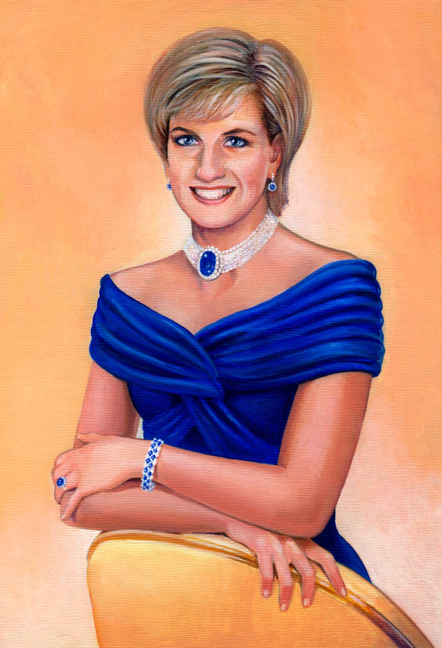 Her Royal Highness The Princess of Wales Diana Frances, née Spencer, 1961-1997 by Karen Humpage