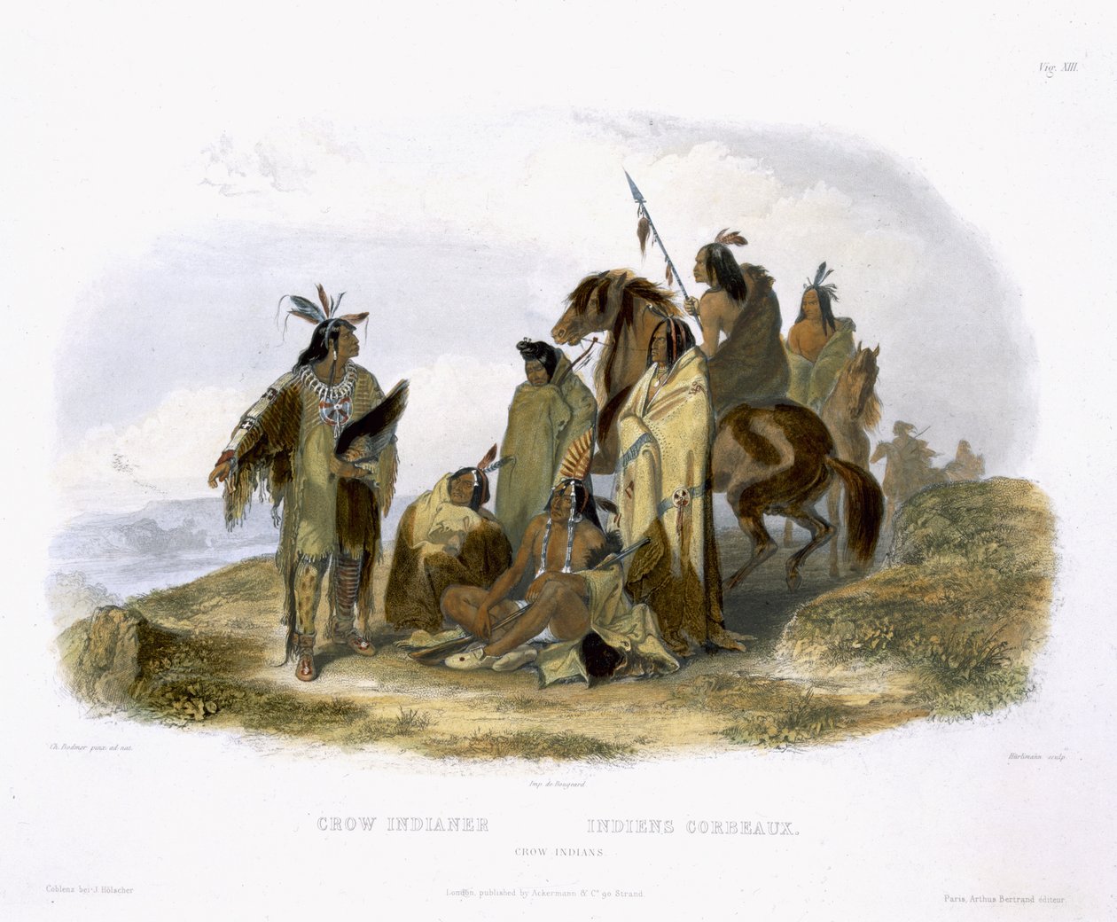 Crow Indians, Plate 13 from Volume 1 of 