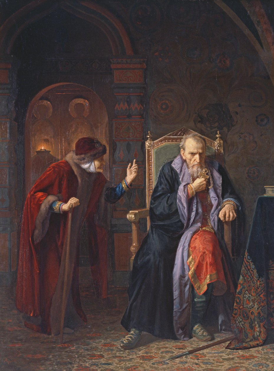 Tsar Ivan IV (1530-84) the Terrible and his Wet Nurse, 1886 by Karl Gottlieb Wenig