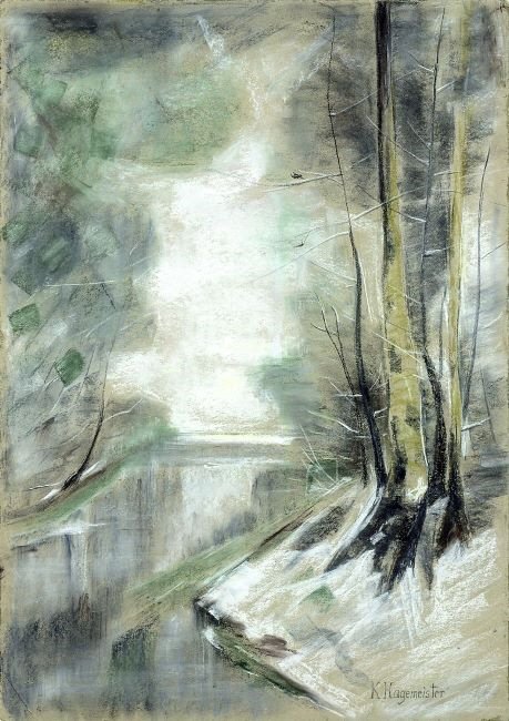 Snowy River Landscape by Karl Hagemeister