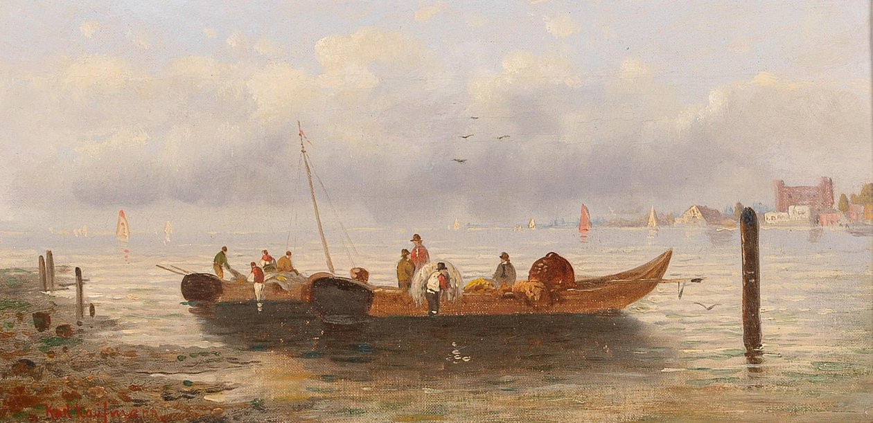 Fishermen by the Coast by Karl Kaufmann