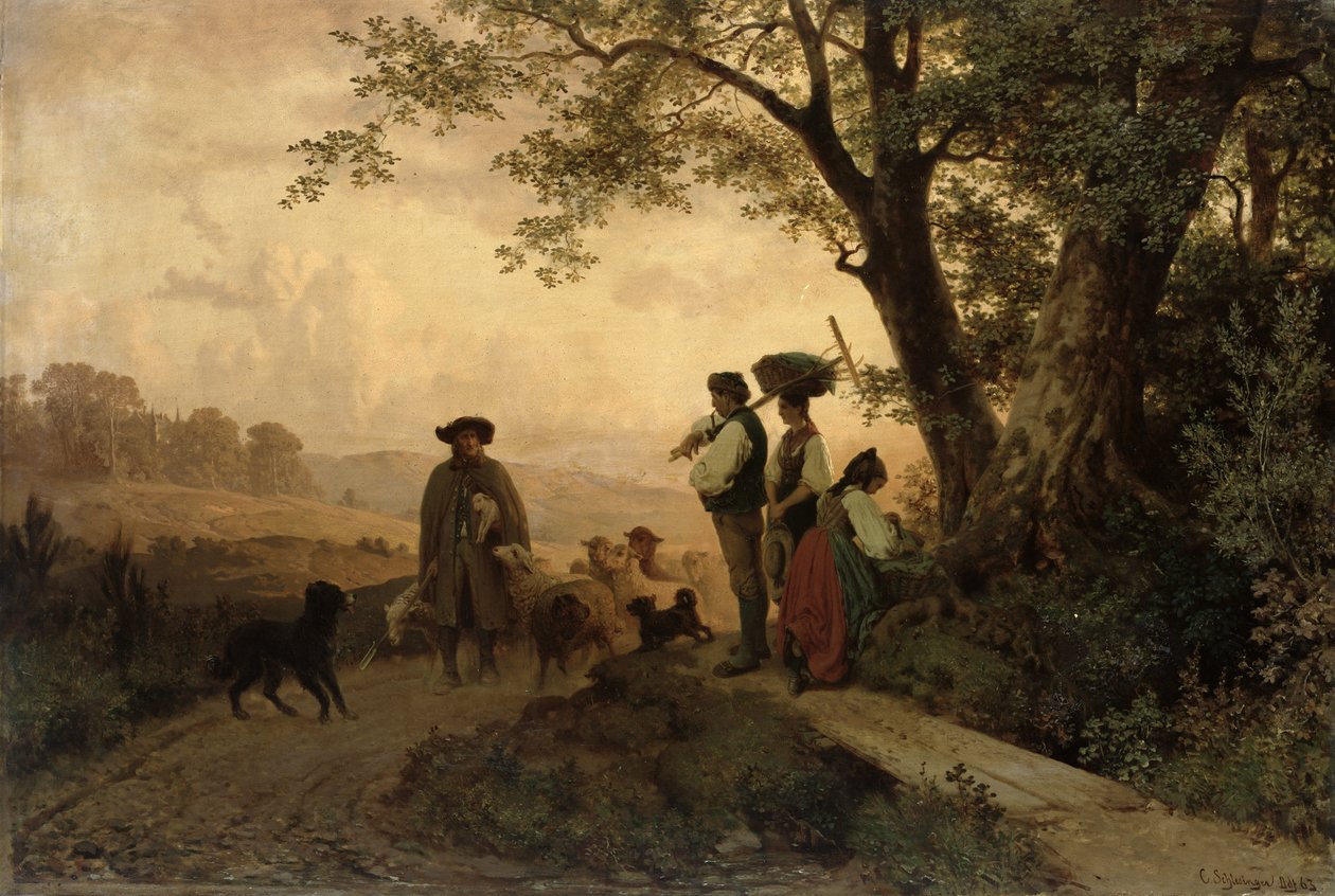 Returning Shepherd by Karl Schlesinger