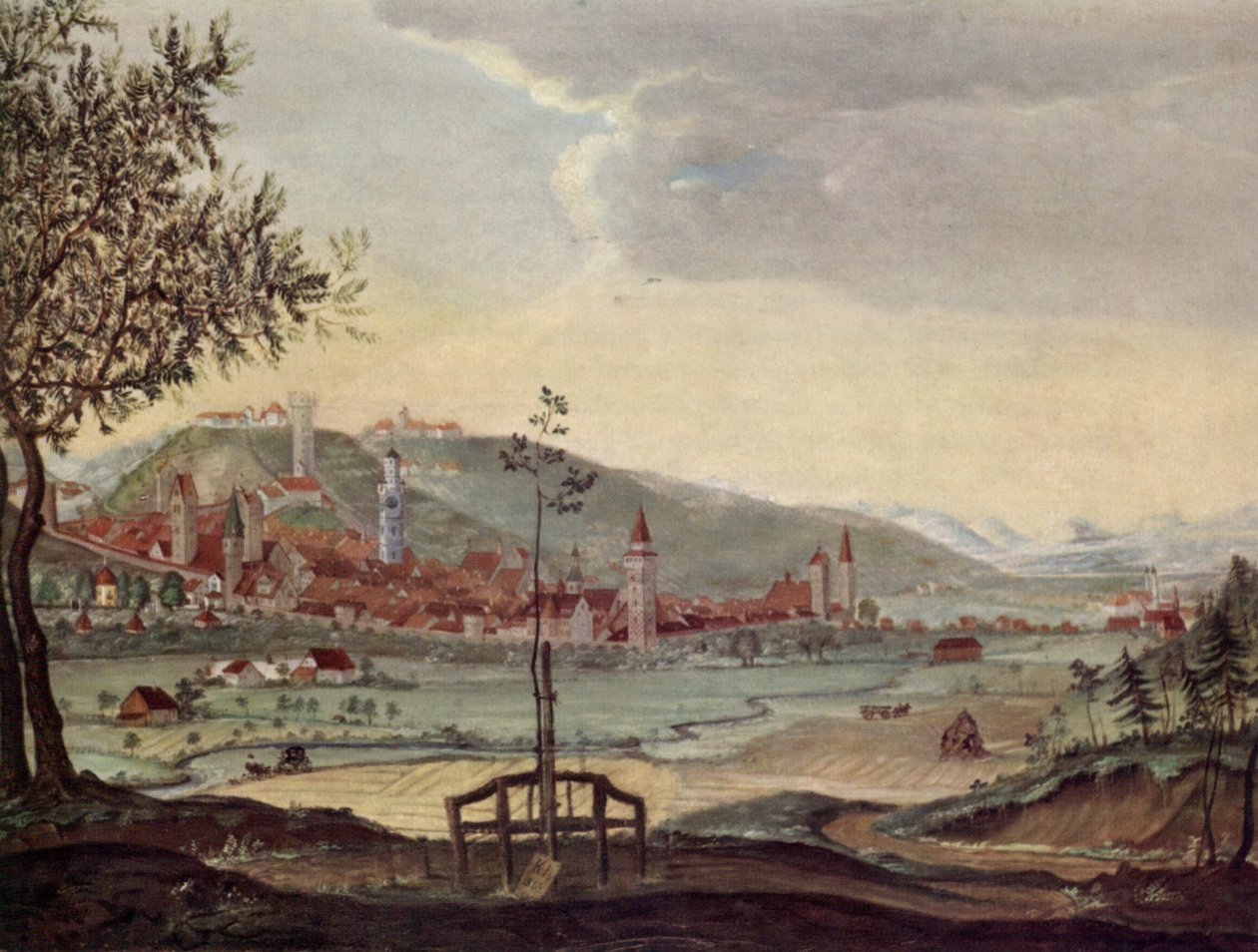 Ravensburg from the Northwest by Karl von Herrich