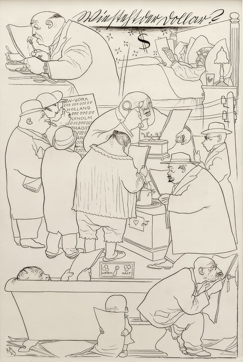 How is the Dollar Doing by Karl Arnold