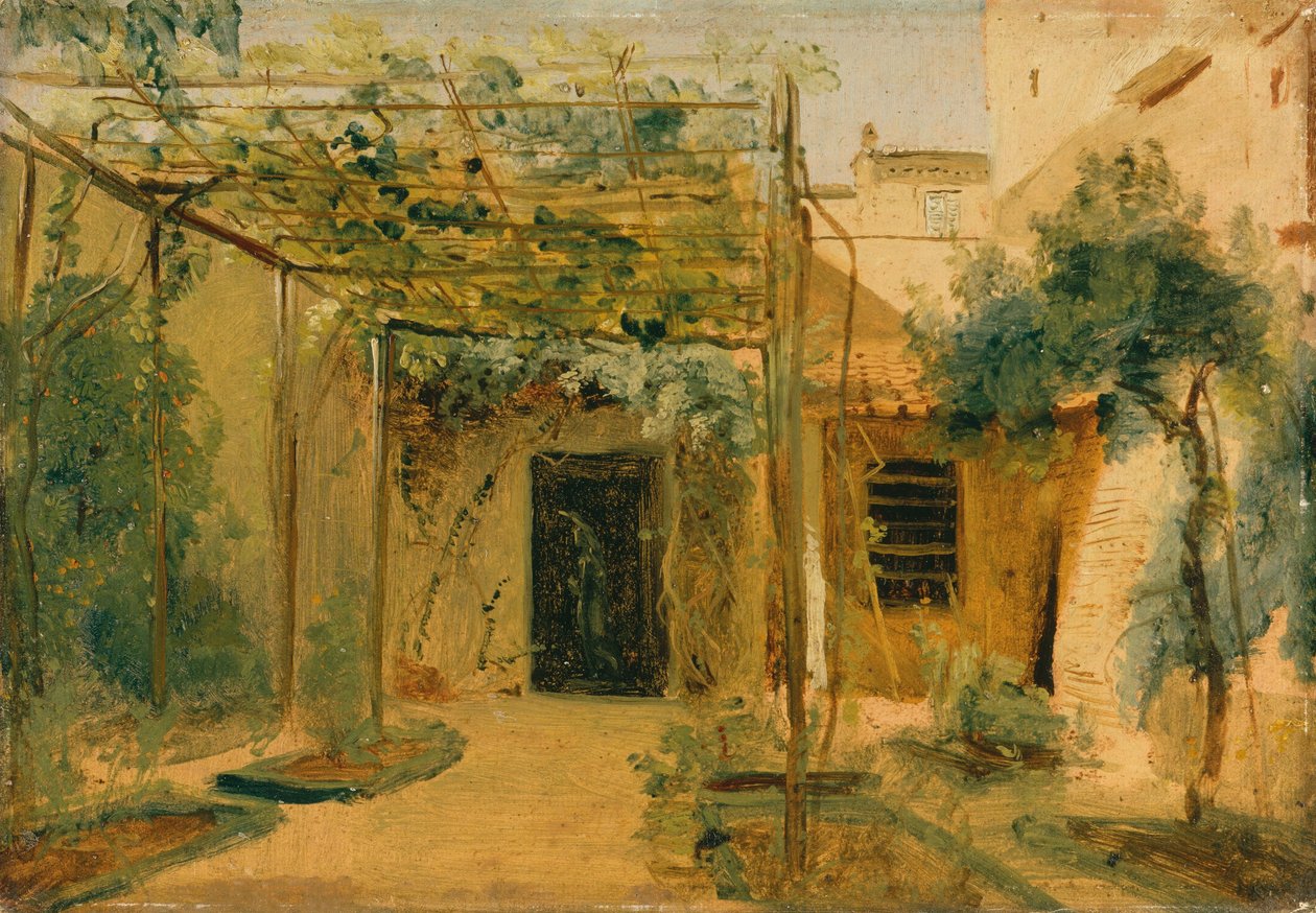 The Studio of the Sculptor Rudolf Schadow, c.1828-29 by Karl Blechen
