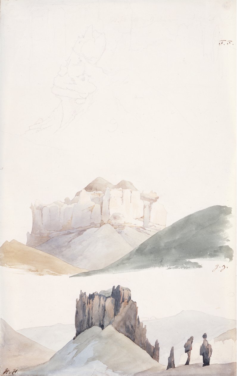 Upper Missouri by Karl Bodmer