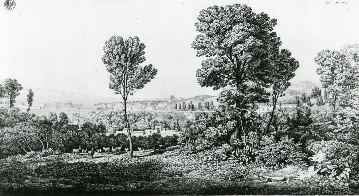 View of Messina and the Opposite Coast of Calabria by Karl Friedrich Schinkel