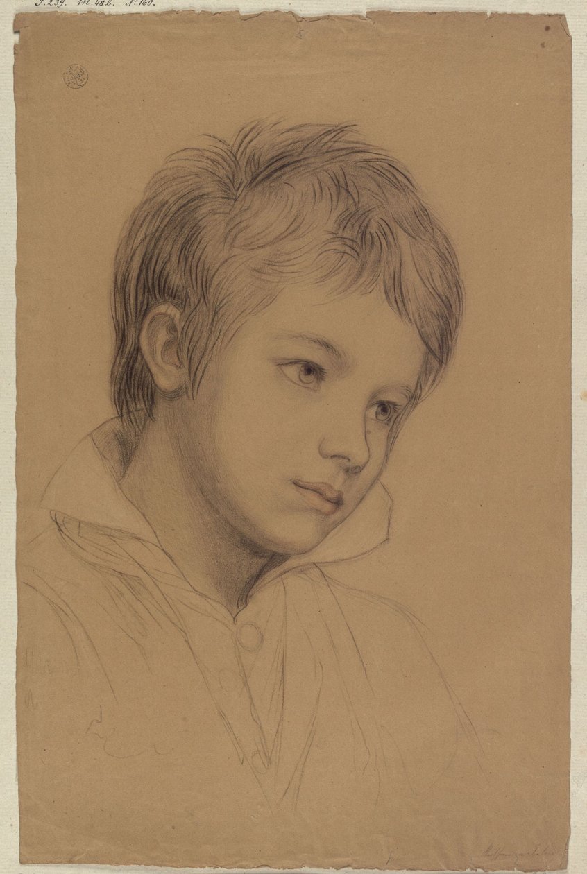 Portrait of a Boy by Karl Friedrich Schinkel
