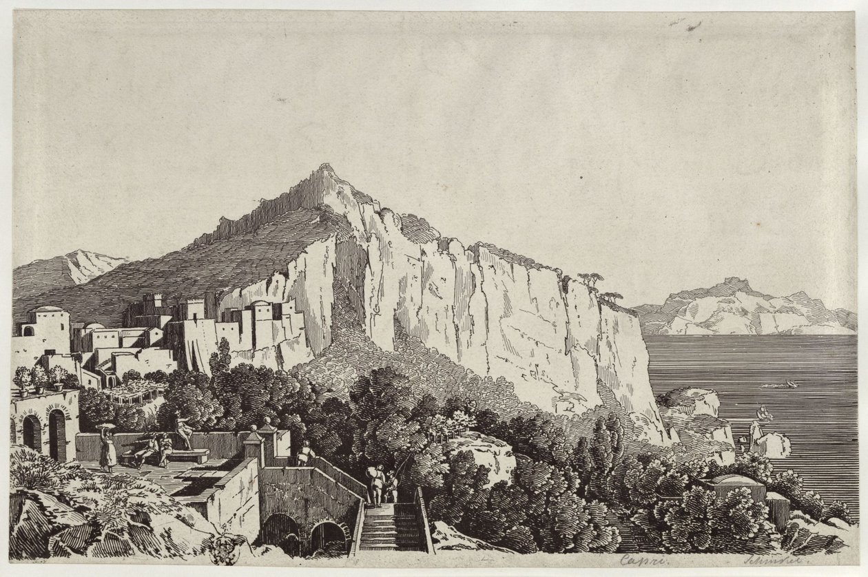 Capri by Karl Friedrich Schinkel
