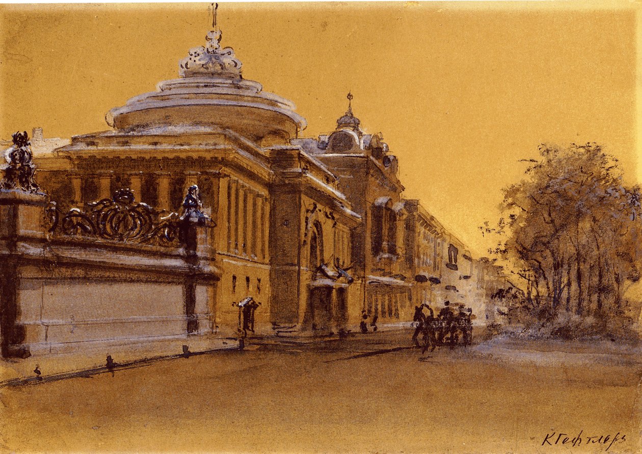 The Panayev Theatre in Saint Petersburg by Karl Geftler