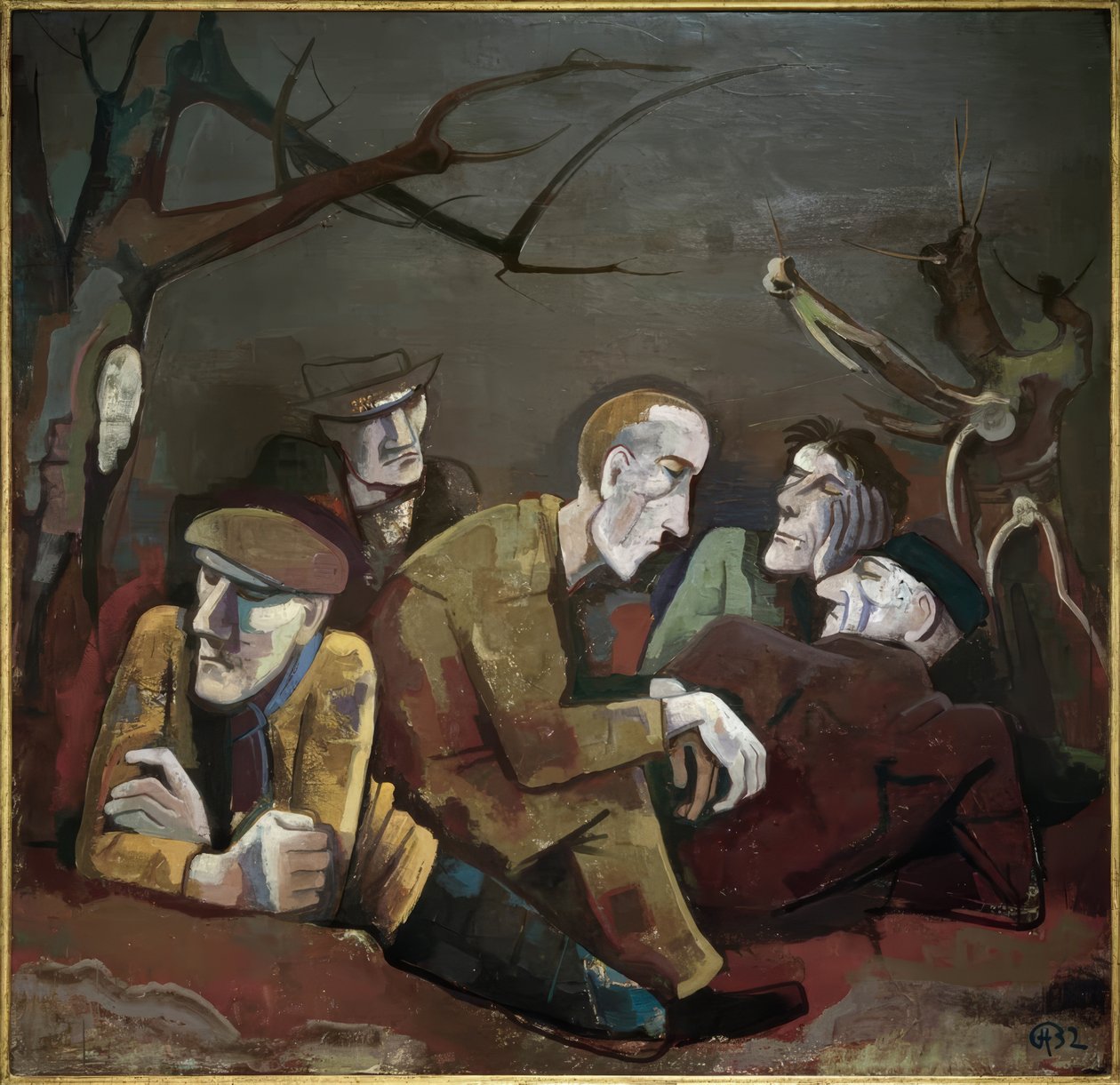 Unemployed by Karl Hofer