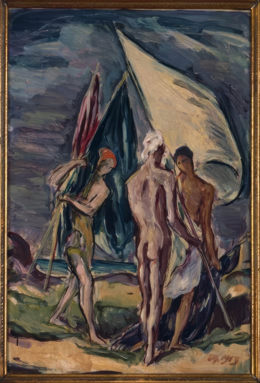 Flag Bearer by Karl Hofer