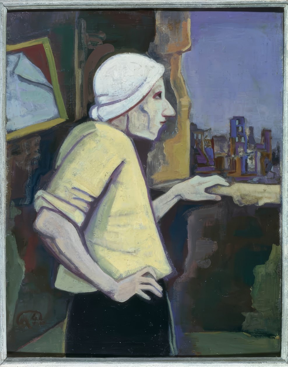 Woman at the Window by Karl Hofer