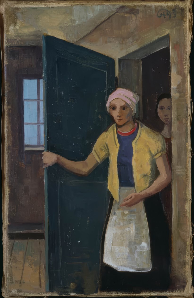 Woman in the Door by Karl Hofer