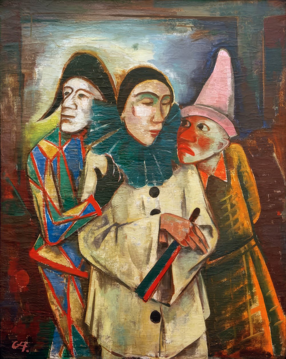 Masquerade by Karl Hofer