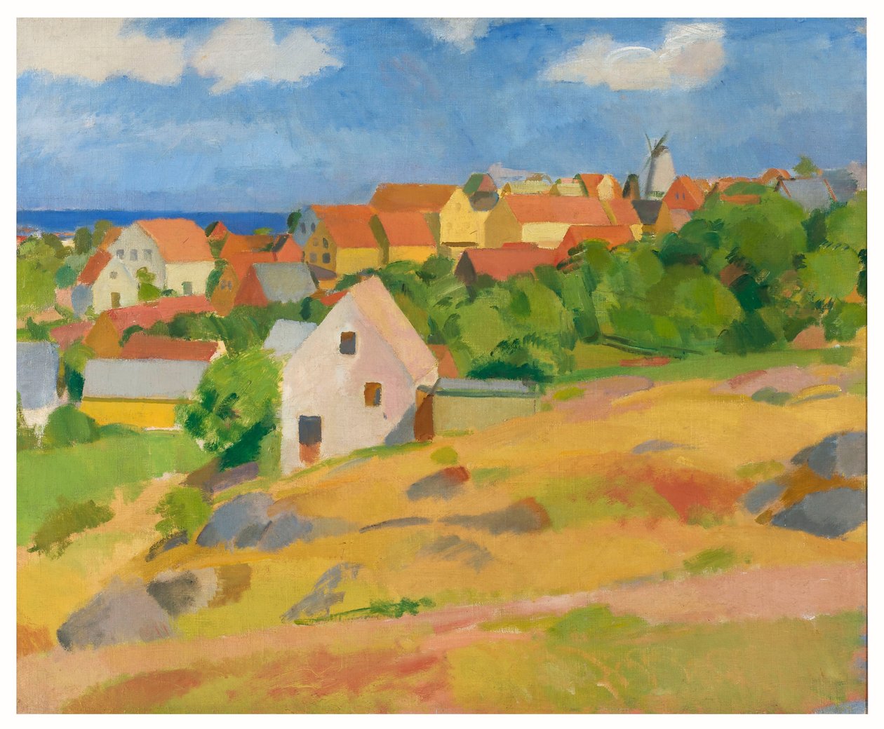 View over Gudhjem by Karl Isakson