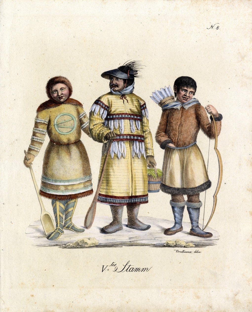 Inuit People by Karl Joseph Brodtmann