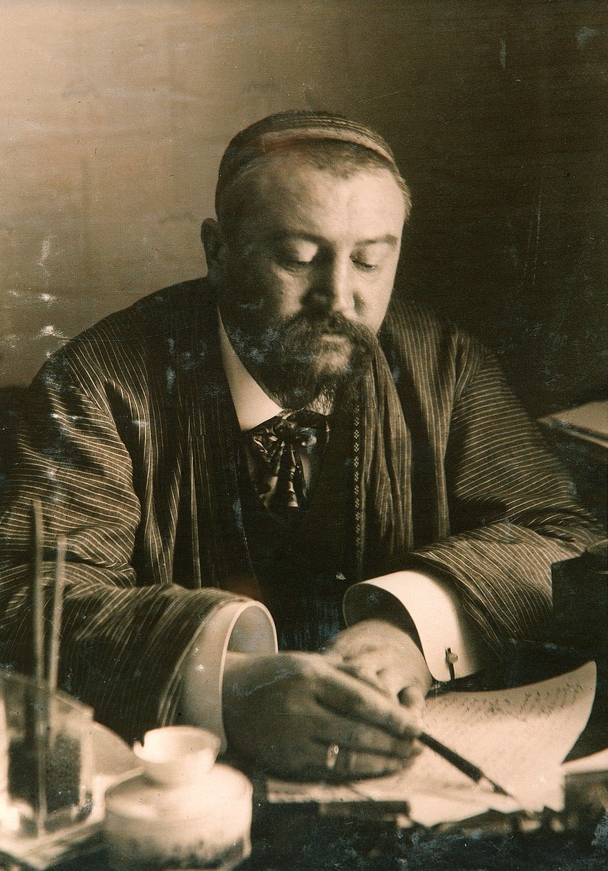 Alexander Kuprin, Russian author, early 20th century by Karl Karlovich Bulla