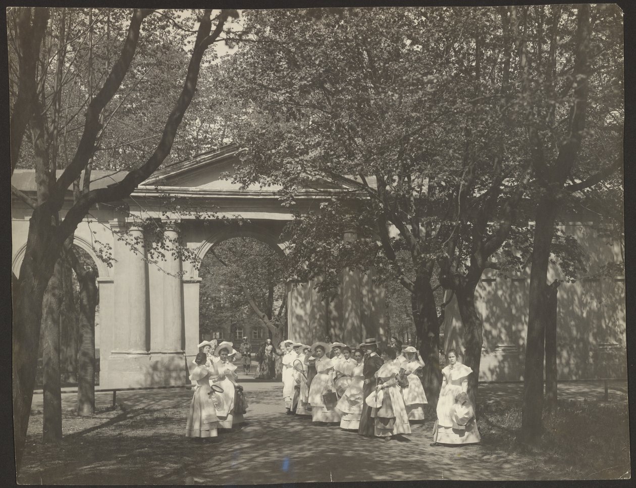 A Park at the Smolny Institute by Karl Karlovitz Bulla