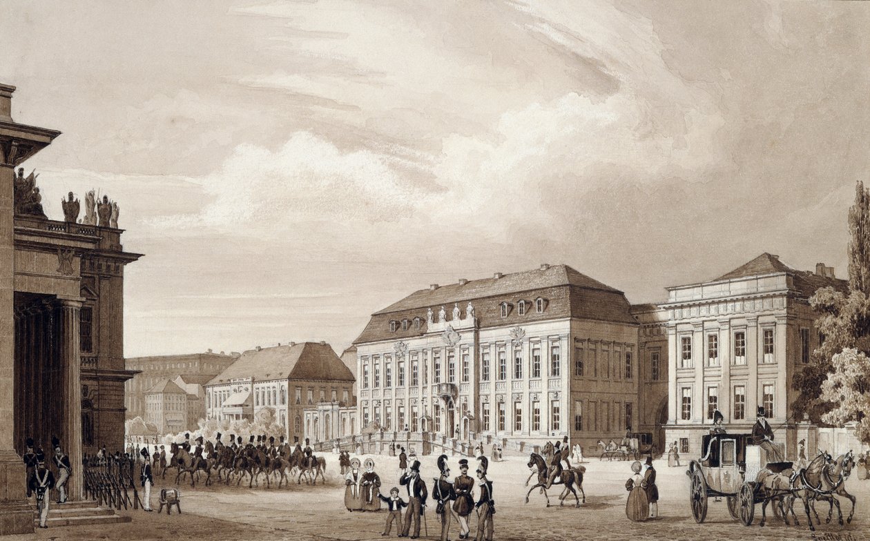 Unter Den Linden, Berlin by Karl Loeillot de Mars