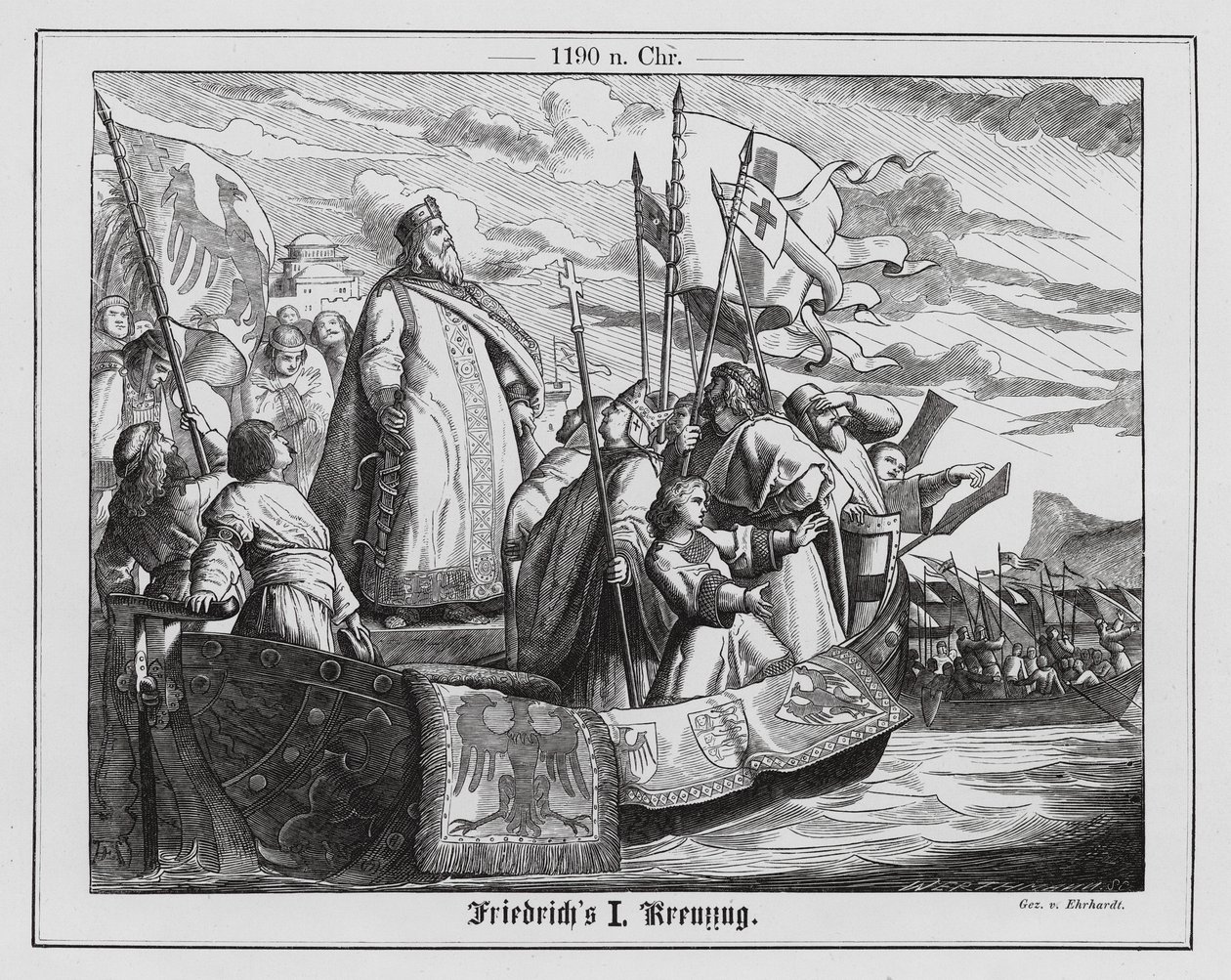 The Holy Roman Emperor Frederick I on the Third Crusade by Karl Ludwig Adolf Ehrhardt