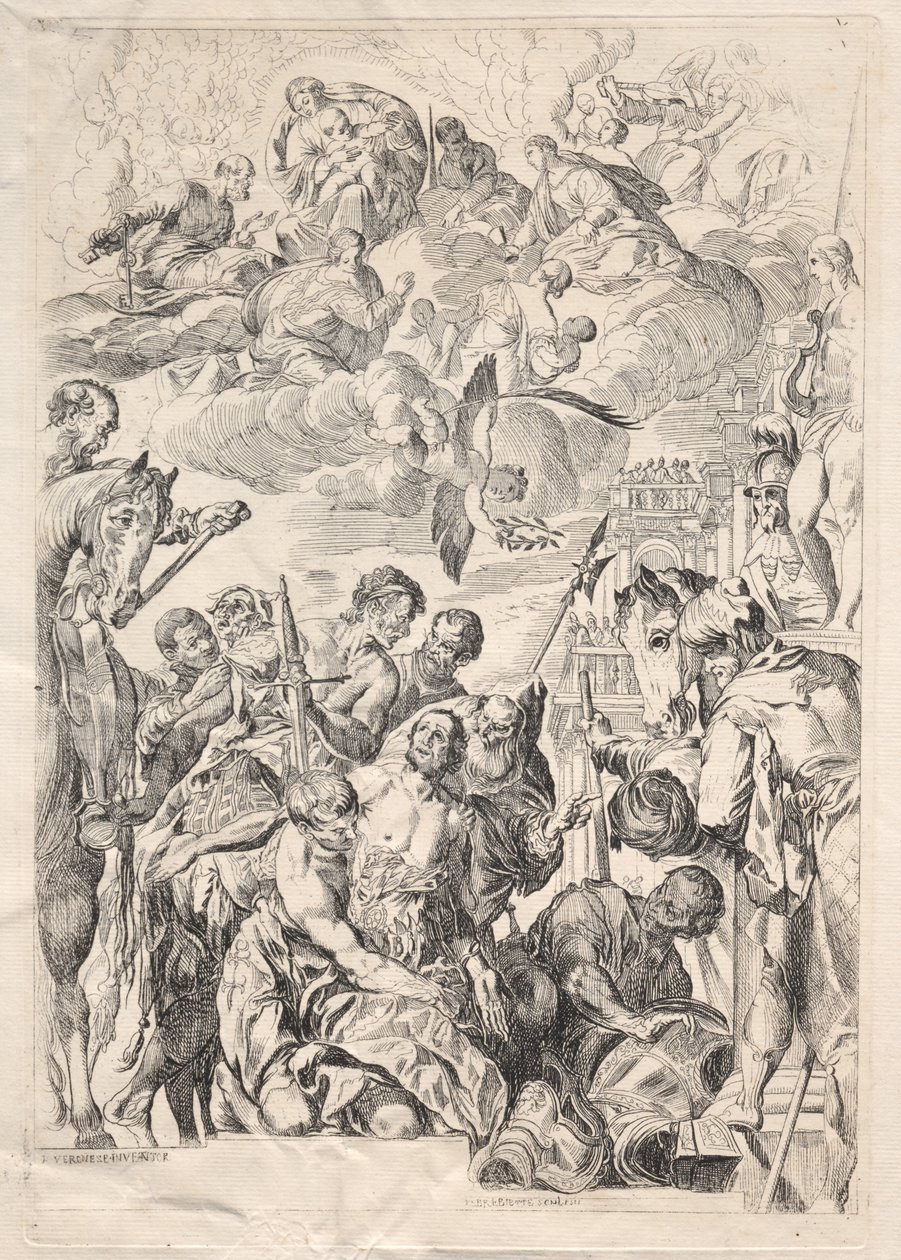 St. George Preparing for His Martyrdom by Karl Ludwig Bernhard Buchhorn