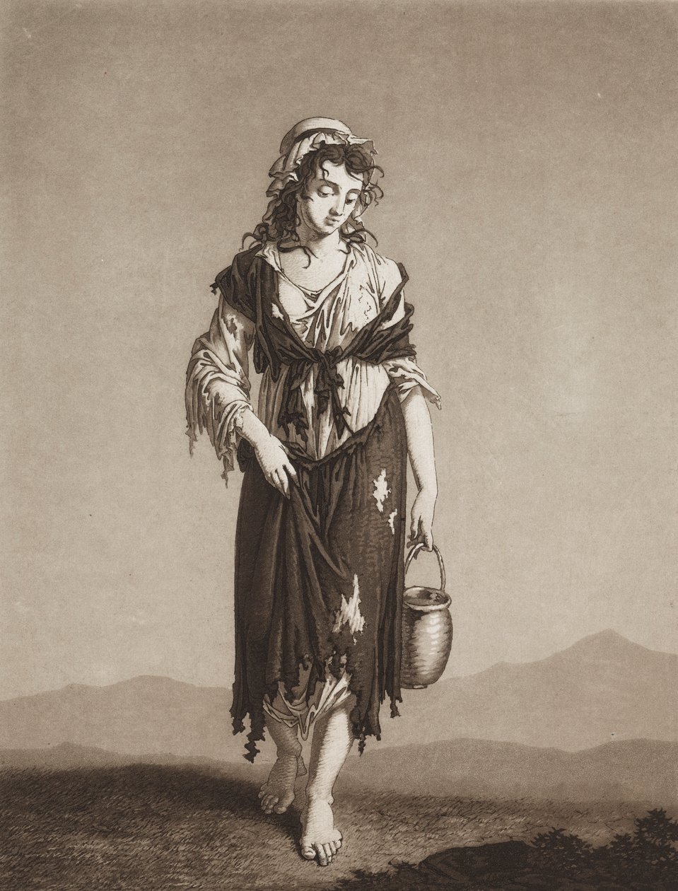 The Young Beggars by Karl Ludwig Bernhard Buchhorn