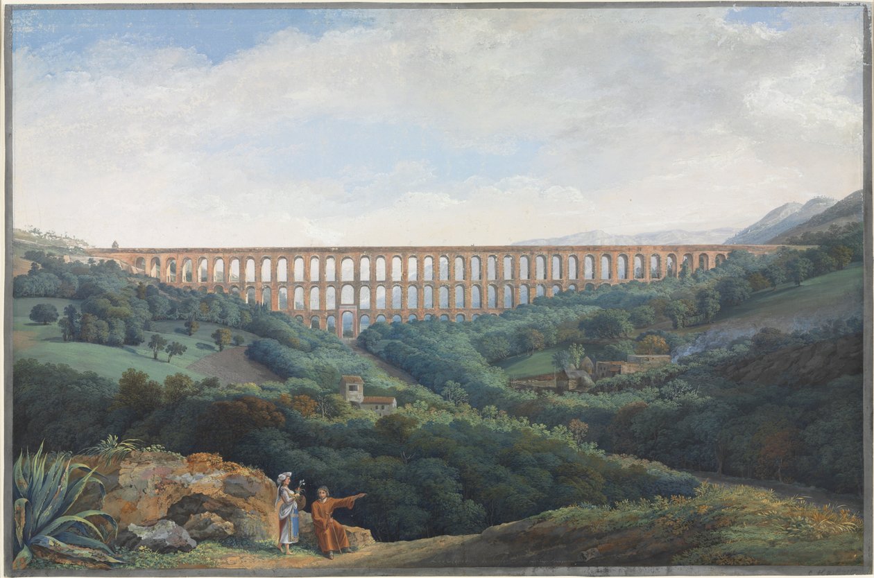 The Aqueducts at Caserta by Karl Ludwig Hackert