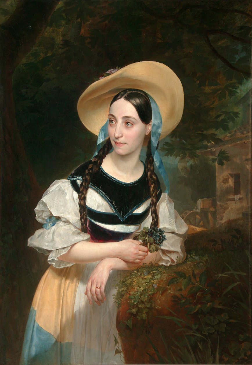 Portrait of the Singer Fanny Tacchinardi Persiani, 1834 by Karl Pavlovich Bryullov