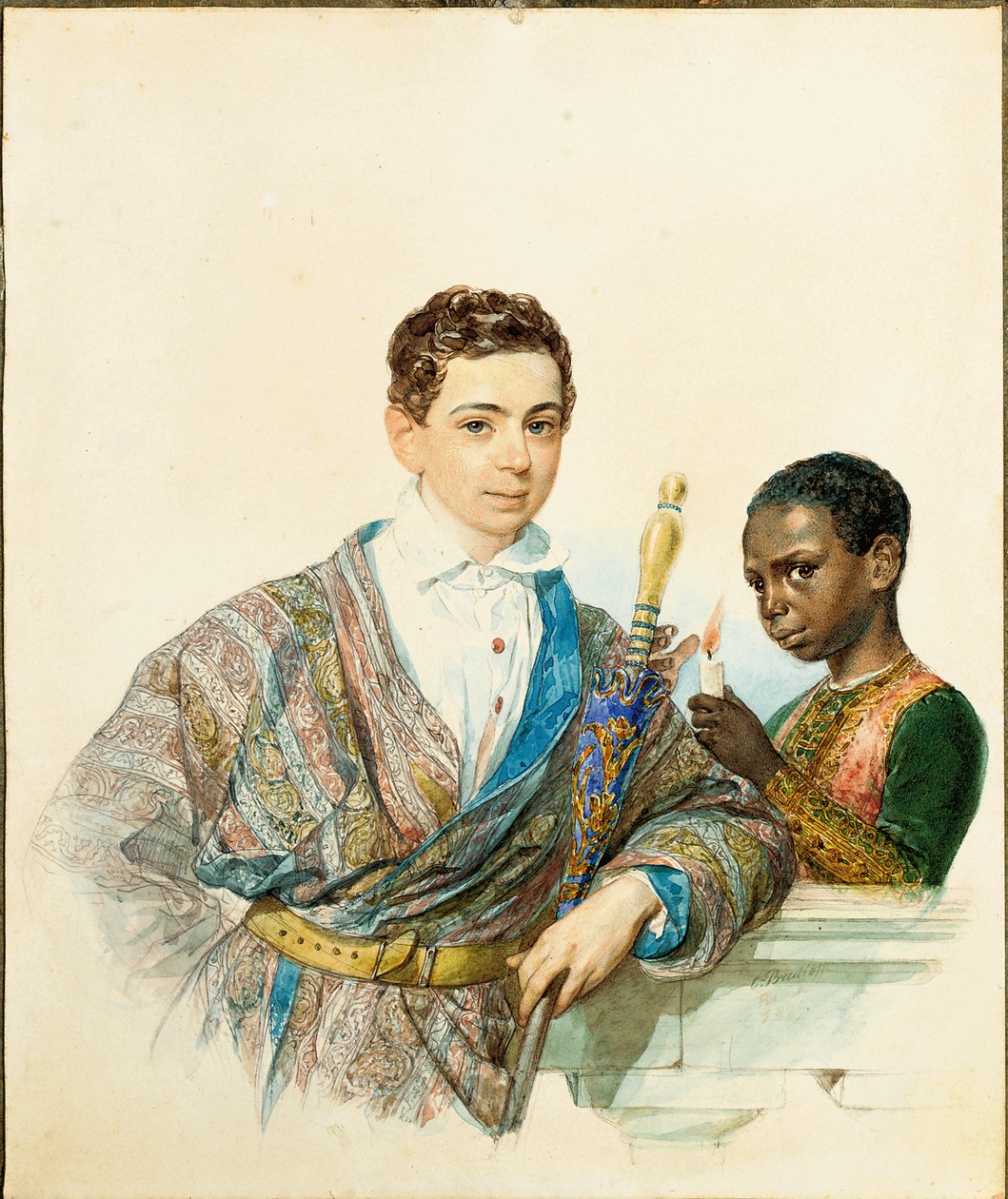 Portrait of Anatole Demidoff, Prince de San-Donato, 1829 by Karl Pavlovich Bryullov