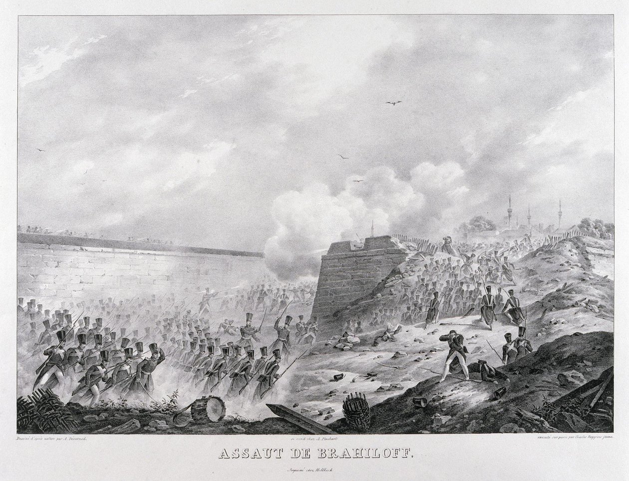 The Storming of the Brailov Fortress on June 15, 1828 by Karl Petrovich Beggrov