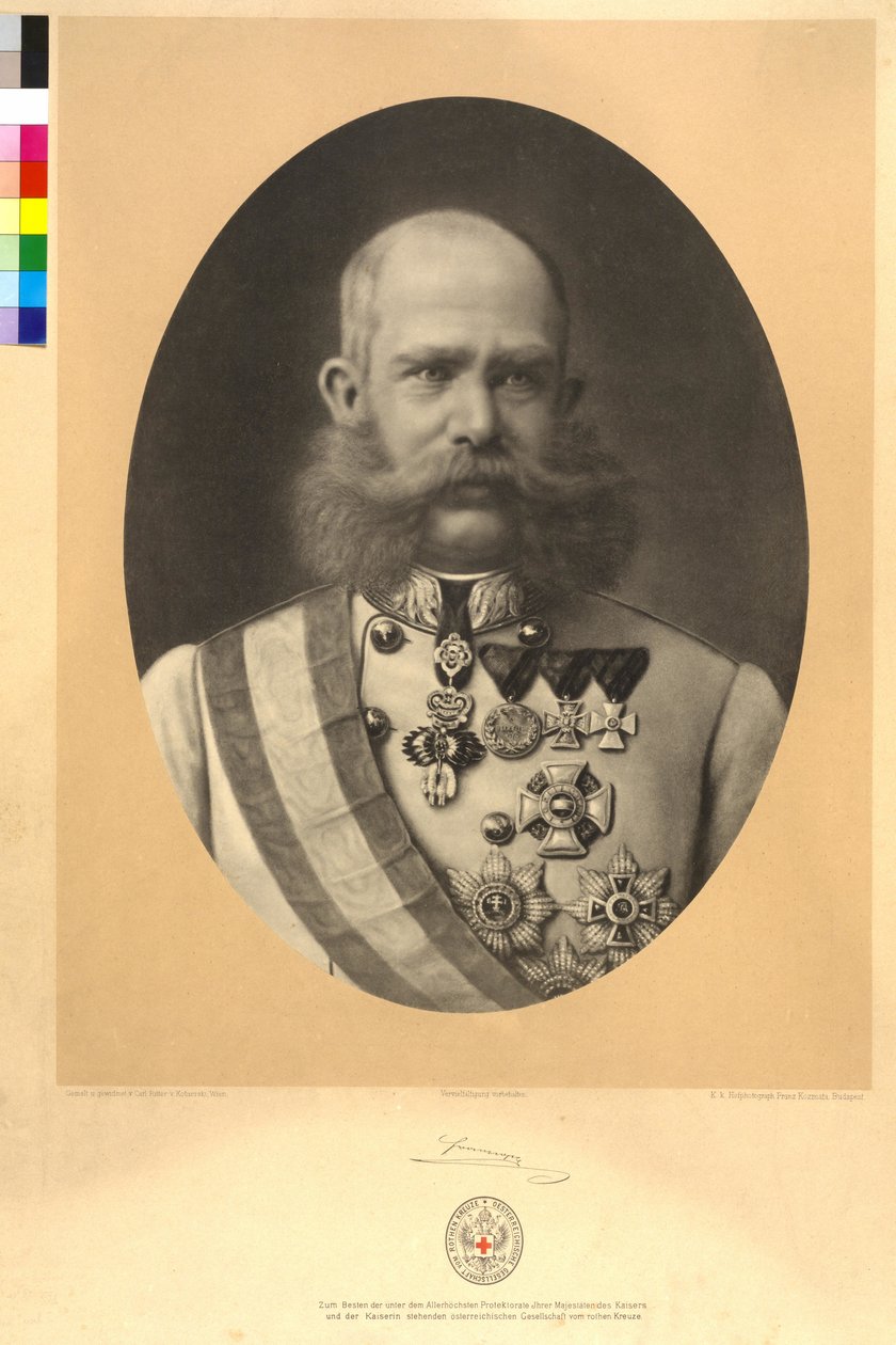 Emperor of Austria Franz Joseph I by Karl Ritter Von Kobierski