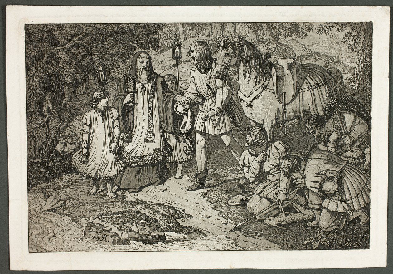 Rudolph of Habsburg and the Priest by Karl Russ