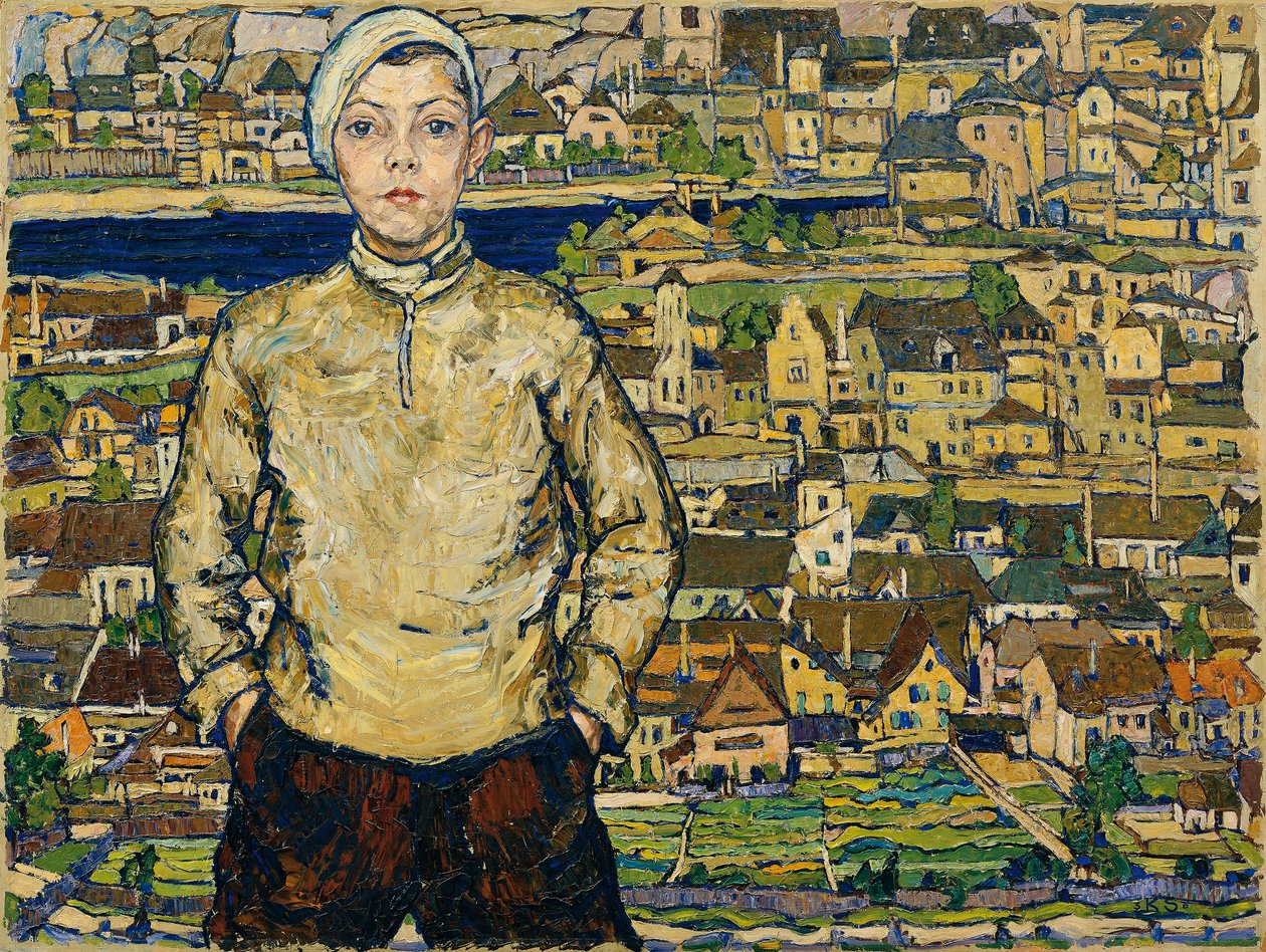 Boy in the Landscape by Karl Suschnik