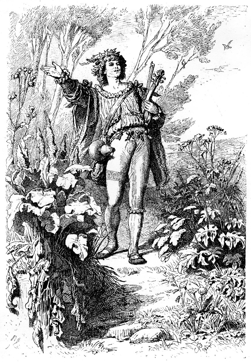 Minnesanger, c1880-1882 by Karl Theodor von Piloty