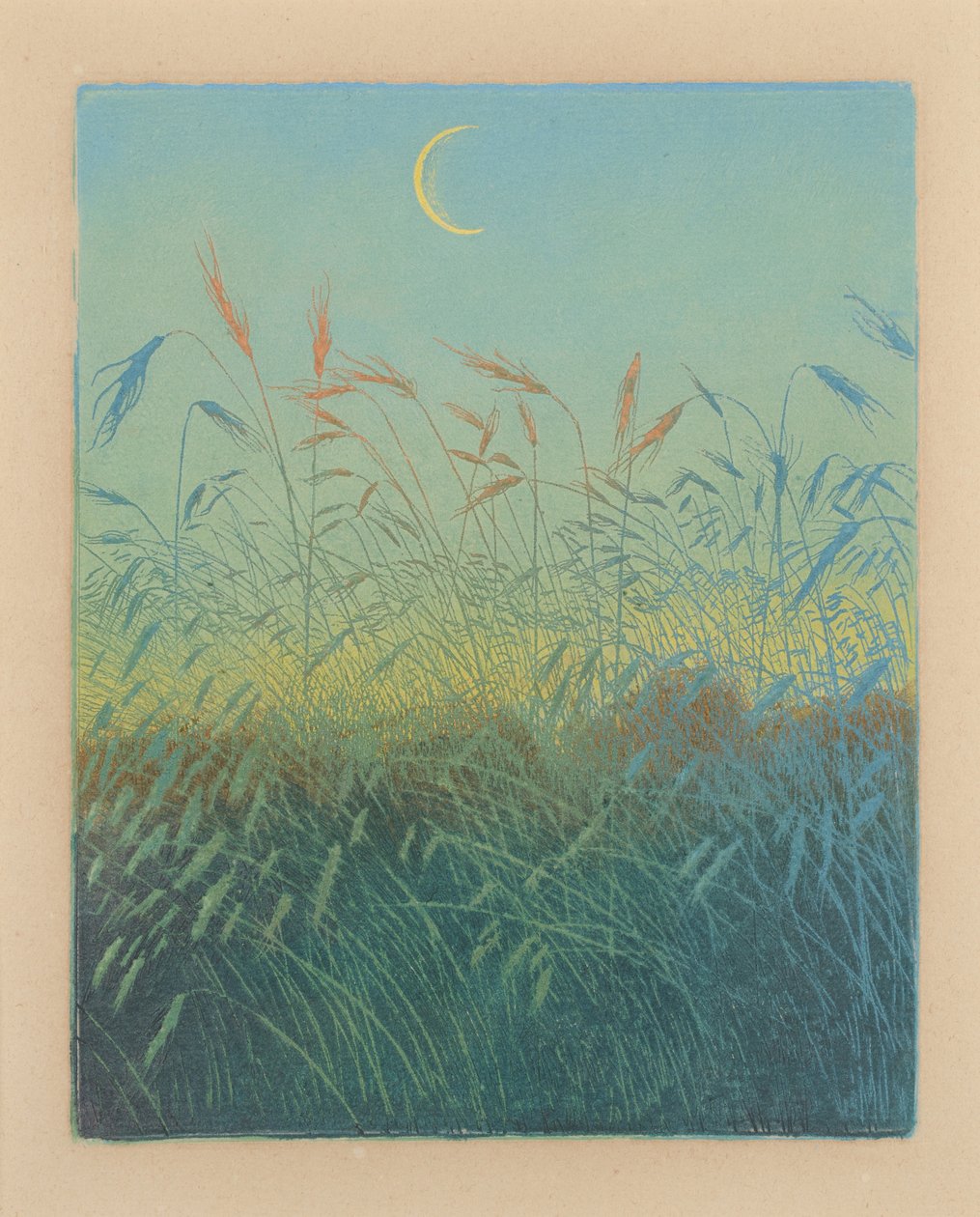 Ripe Cornfield: Evening by Karl Wilhelm Arthur Illies