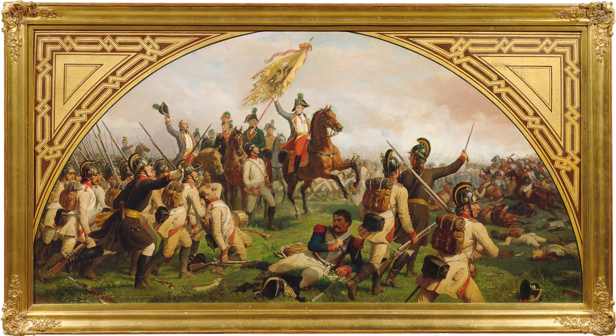 Archduke Charles of Austria in the Battle of Aspern by Karl von Blaas