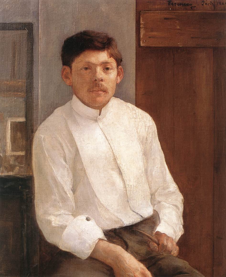 Portrait of Ede Kallos by Károly Ferenczy