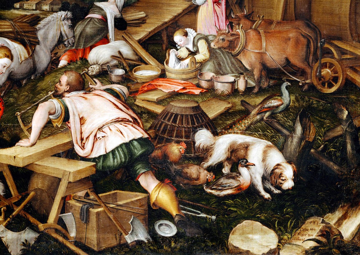The animals enter Noah