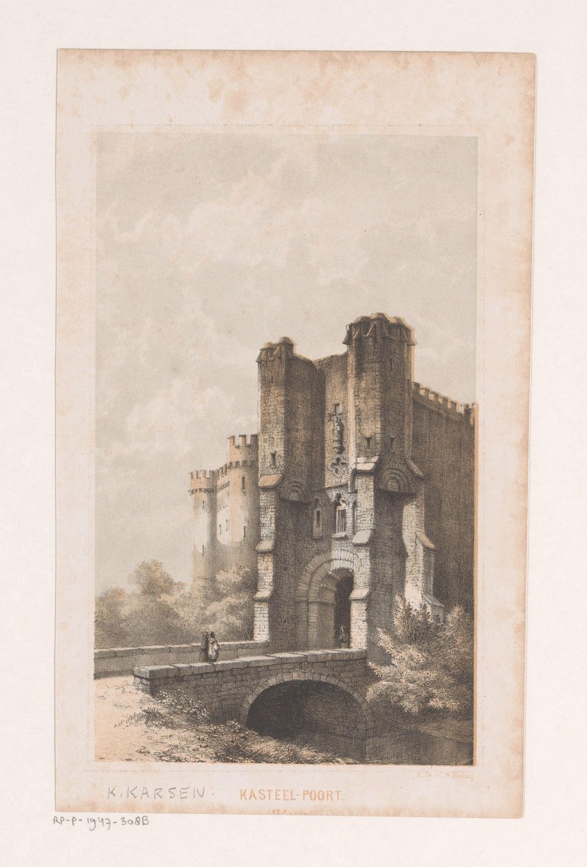 City Gate in the Thirteenth Century by Kasparus Karsen