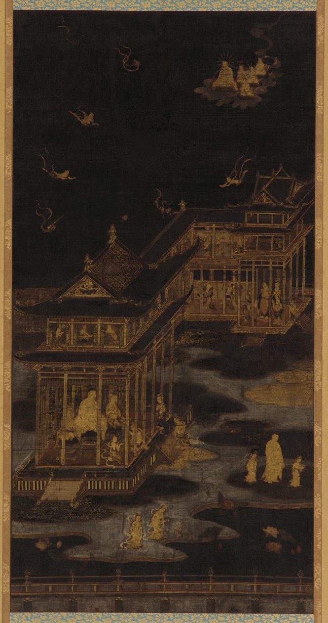 Paradise of Amida Buddha Amitabha by Kasuga Kaishi