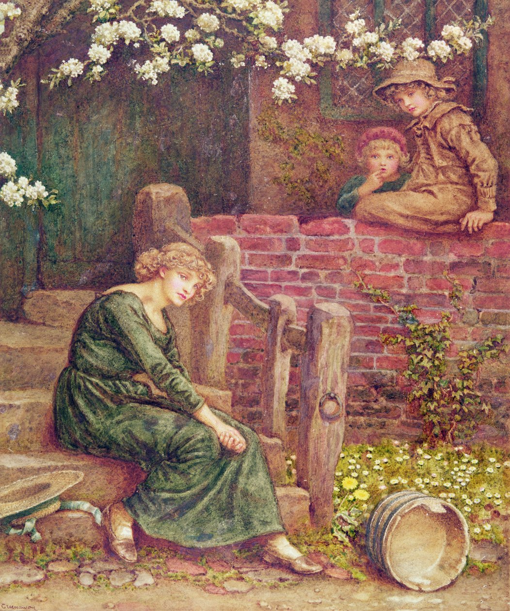 The Fable of the Girl and Her Milk Pail by Kate Greenaway