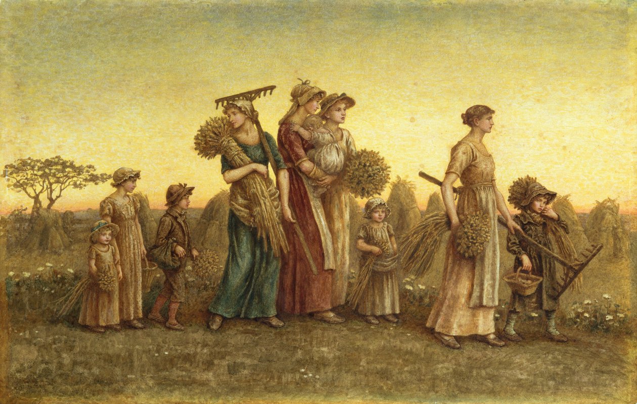 Gleaners Going Home by Kate Greenaway