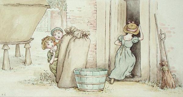 Hide and seek by Kate Greenaway