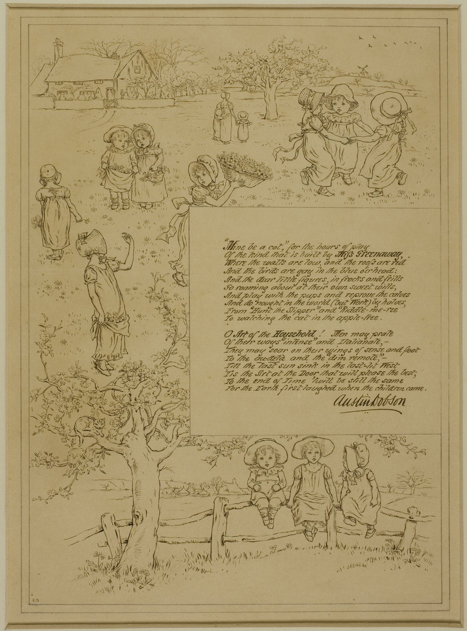 Study for Home-Beauty by Kate Greenaway