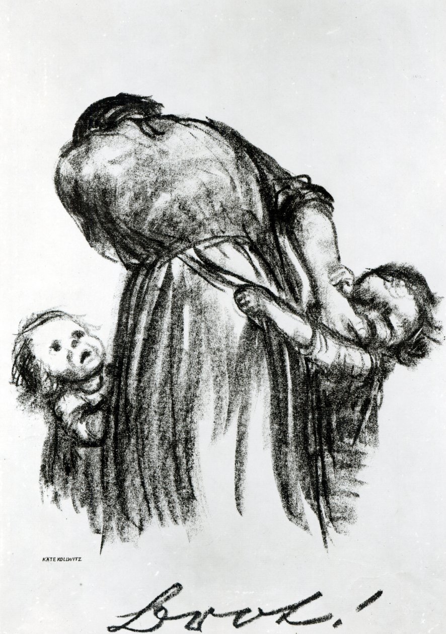 Bread!, 1924 by Käthe Kollwitz