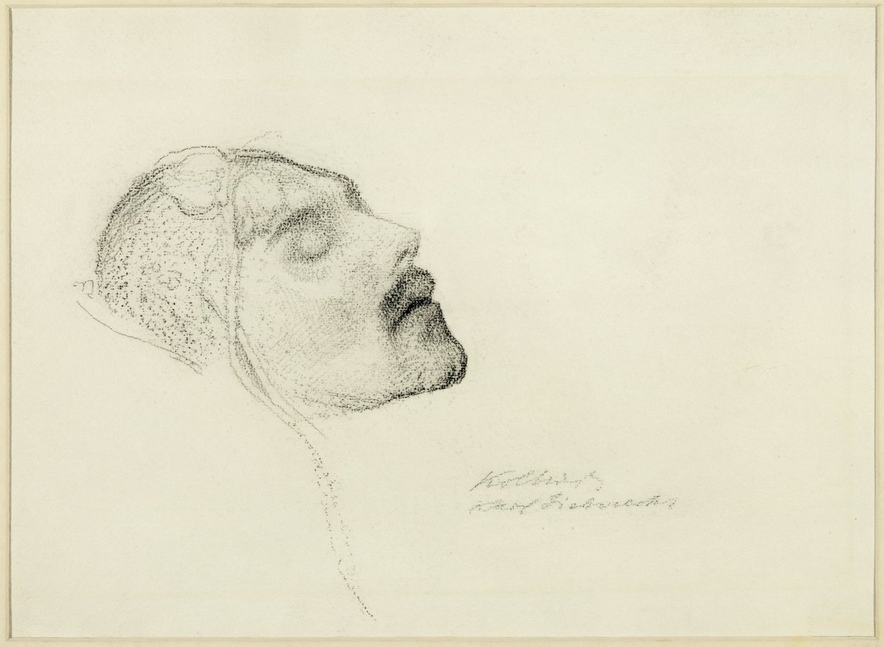 Karl Liebknecht on His Deathbed by Kathe Schmidt Kollwitz